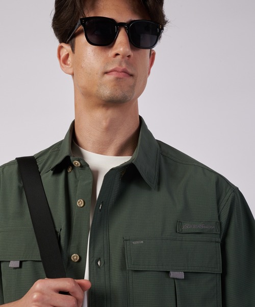Eddie Bauer(エディーバウアー)の「ガイド 半袖シャツ(シャツ/ブラウス・メンズ・ブラック/ブルー/カーキ・XXL/XL/L/M/S)」の7枚目の写真