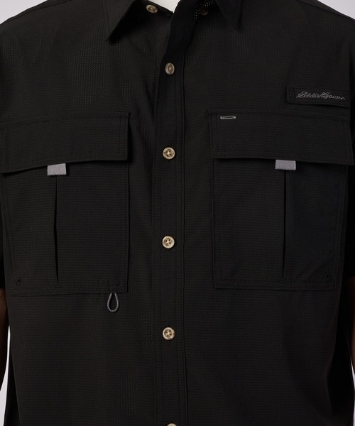 Eddie Bauer(エディーバウアー)の「ガイド 半袖シャツ(シャツ/ブラウス・メンズ・ブラック/ブルー/カーキ・XXL/XL/L/M/S)」の14枚目の写真