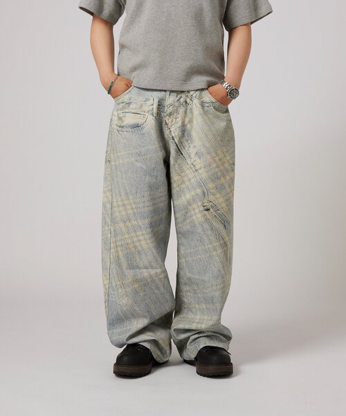 WHO'S WHO gallery(フーズフーギャラリー)の「【BLESS YOU】 トロンプルイユデニム(デニムパンツ・メンズ・サックスブルー・LARGE/MEDIUM/SMALL/X-SMALL)」の11枚目の写真