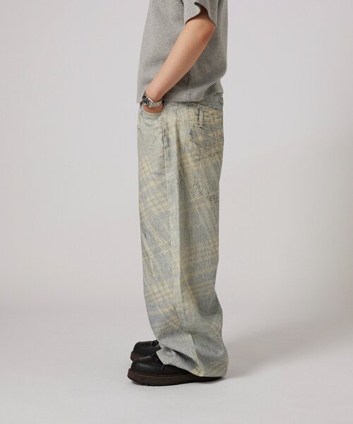 WHO'S WHO gallery(フーズフーギャラリー)の「【BLESS YOU】 トロンプルイユデニム(デニムパンツ・メンズ・サックスブルー・LARGE/MEDIUM/SMALL/X-SMALL)」の13枚目の写真