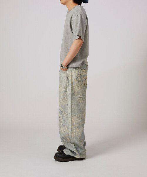 WHO'S WHO gallery(フーズフーギャラリー)の「【BLESS YOU】 トロンプルイユデニム(デニムパンツ・メンズ・サックスブルー・LARGE/MEDIUM/SMALL/X-SMALL)」の17枚目の写真