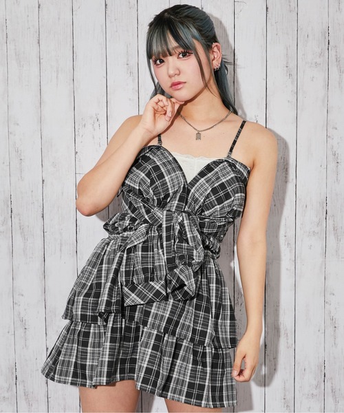 GORGE(ゴージ)の「《3WAY・ウエストドロスト》シャツワンピース/Y2K/春夏秋/全2色(シャツワンピース・レディース・ブラック系/ブラック・F)」の1枚目の写真