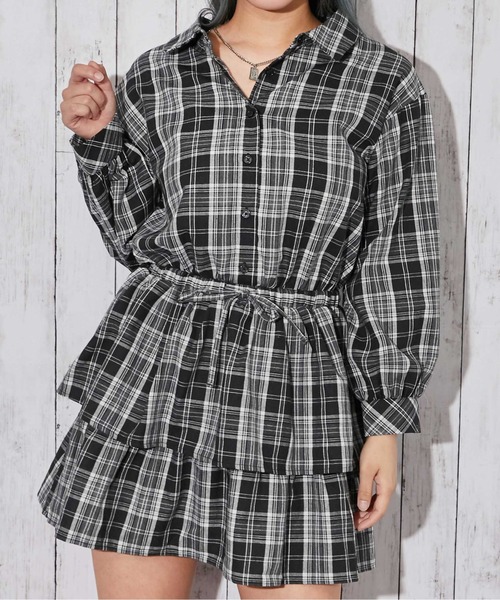 GORGE(ゴージ)の「《3WAY・ウエストドロスト》シャツワンピース/Y2K/春夏秋/全2色(シャツワンピース・レディース・ブラック系/ブラック・F)」の20枚目の写真
