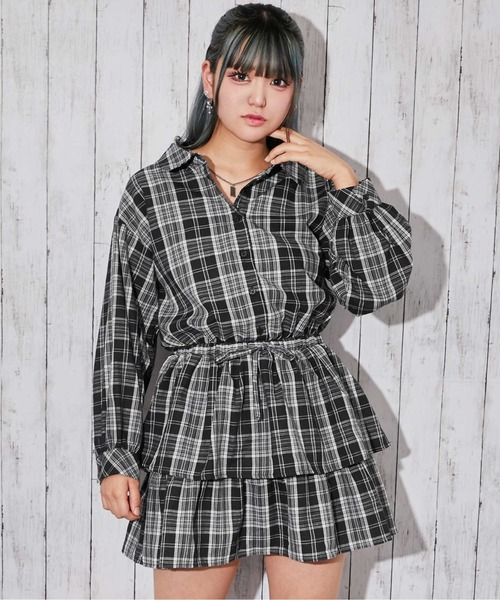 GORGE(ゴージ)の「《3WAY・ウエストドロスト》シャツワンピース/Y2K/春夏秋/全2色(シャツワンピース・レディース・ブラック系/ブラック・F)」の21枚目の写真