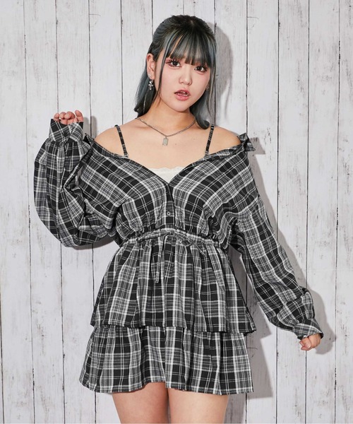 GORGE(ゴージ)の「《3WAY・ウエストドロスト》シャツワンピース/Y2K/春夏秋/全2色(シャツワンピース・レディース・ブラック系/ブラック・F)」の4枚目の写真