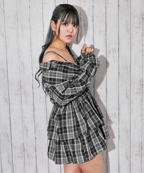 GORGE(ゴージ)の「《3WAY・ウエストドロスト》シャツワンピース/Y2K/春夏秋/全2色(シャツワンピース・レディース・ブラック系/ブラック・F)」の5枚目の写真