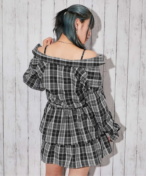 GORGE(ゴージ)の「《3WAY・ウエストドロスト》シャツワンピース/Y2K/春夏秋/全2色(シャツワンピース・レディース・ブラック系/ブラック・F)」の6枚目の写真