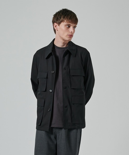 markaware（マーカウェア）の「【markaware/marka/マーカウェア】4POCKETS JACKET（ミリタリージャケット・メンズ・オリーブ/ブラック・1/2）」の2枚目の写真