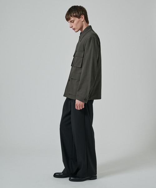 markaware（マーカウェア）の「【markaware/marka/マーカウェア】4POCKETS JACKET（ミリタリージャケット・メンズ・オリーブ/ブラック・1/2）」の10枚目の写真