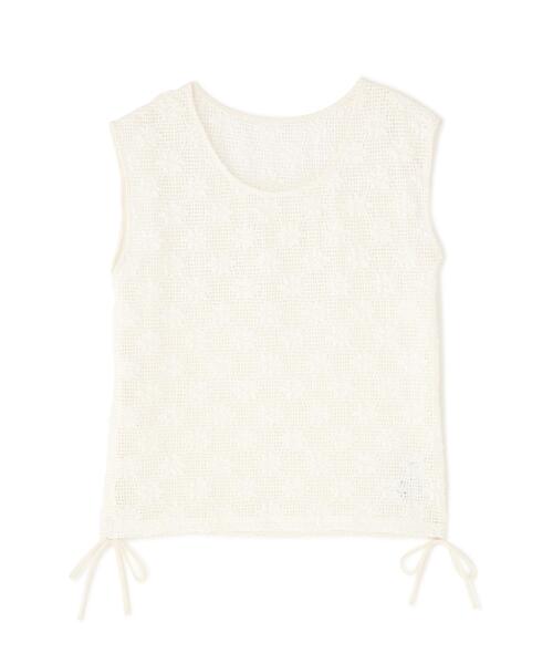 NATURAL BEAUTY BASIC(ナチュラルビューティーベーシック)の「ドロストレースカットソー(Tシャツ/カットソー・レディース・オフホワイト/ブラック・フリ-)」の18枚目の写真
