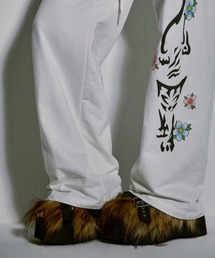 GATELESS（ゲートレス）の「【GATELESS】FUR PLATFORM SILPPERS / 【ゲートレス】ファーダブルベルトプラットフォームサンダル（サンダル）」