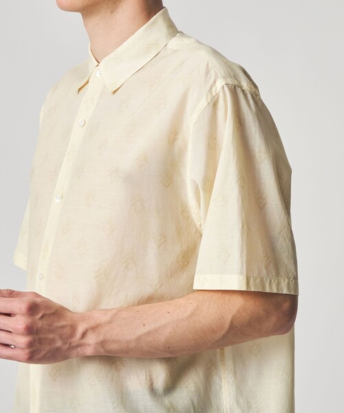 Steven Alan(スティーブンアラン)の「<Steven Alan> プリント レギュラーカラー ショートスリーブ シャツ BOX(シャツ/ブラウス・メンズ・ライム/ダークブラウン/ナチュラル・M/S/XL/L)」の10枚目の写真