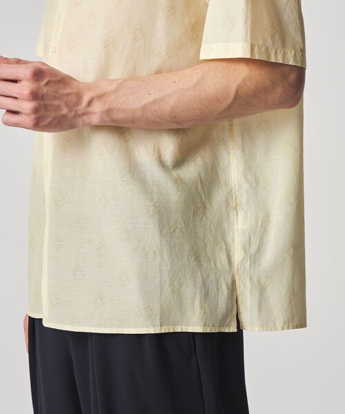 Steven Alan(スティーブンアラン)の「<Steven Alan> プリント レギュラーカラー ショートスリーブ シャツ BOX(シャツ/ブラウス・メンズ・ライム/ダークブラウン/ナチュラル・M/S/XL/L)」の9枚目の写真