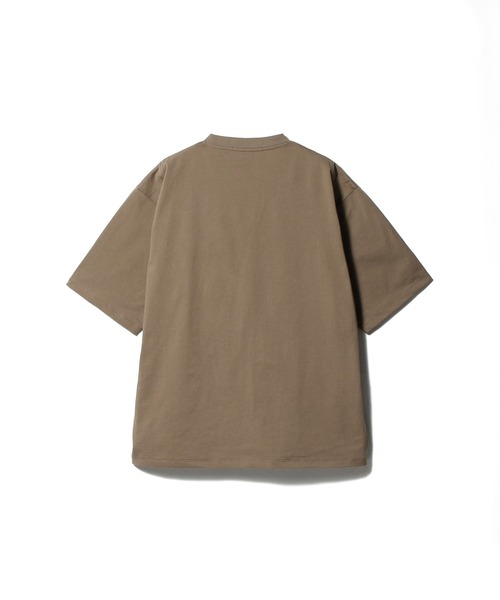 ESTNATION（エストネーション）の「ESTNATION / コットン ヘビージャージーカットソー（Tシャツ/カットソー・メンズ・ライトベージュ/ブラウン・X-LARGE/LARGE/MEDIUM）」の9枚目の写真
