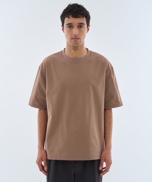 ESTNATION（エストネーション）の「ESTNATION / コットン ヘビージャージーカットソー（Tシャツ/カットソー・メンズ・ライトベージュ/ブラウン・X-LARGE/LARGE/MEDIUM）」の14枚目の写真