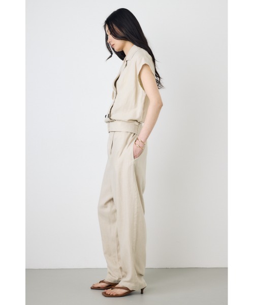 AZUL by moussy(アズールバイマウジー)の「リネントレンチオールインワン(つなぎ/オールインワン・レディース・ブラック/ライトベージュ・SMALL/MEDIUM)」の15枚目の写真