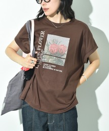 フォトプリントロゴTシャツ