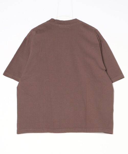 FUNALIVE（ファンアライブ）の「LE MELANGE アーチロゴプリント半袖Tシャツ（Tシャツ/カットソー・レディース・ブラウン/ベージュ/ホワイト・FREE）」の5枚目の写真