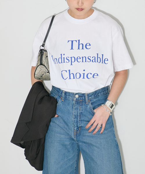 journal standard L'essage（ジャーナルスタンダードレサージュ）の「《追加》【THE INDIS~】ピグメントTシャツ（Tシャツ/カットソー・レディース・ブルー系その他/ホワイト/ブラウン・FREE）」の11枚目の写真