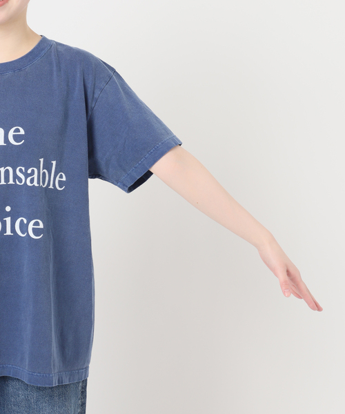journal standard L'essage(ジャーナルスタンダードレサージュ)の「《追加》【THE INDIS~】ピグメントTシャツ(Tシャツ/カットソー・レディース・ブルー系その他/ホワイト/ブラウン・FREE)」の16枚目の写真