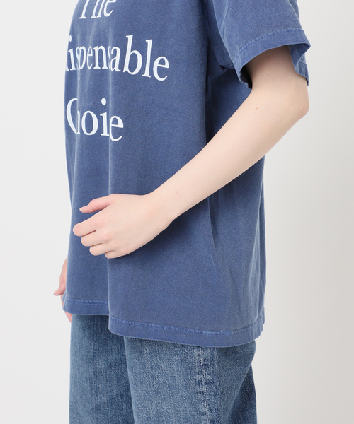 journal standard L'essage(ジャーナルスタンダードレサージュ)の「《追加》【THE INDIS~】ピグメントTシャツ(Tシャツ/カットソー・レディース・ブルー系その他/ホワイト/ブラウン・FREE)」の17枚目の写真