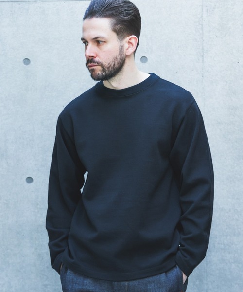 MR.OLIVE(ミスターオリーブ)の「HEAVY-DUTY COTTON / FLAT SEAMER CREW NECK JERSEY /M263119(Tシャツ/カットソー・メンズ・ブラウン/ブラック・LARGE/MEDIUM/SMALL)」の11枚目の写真