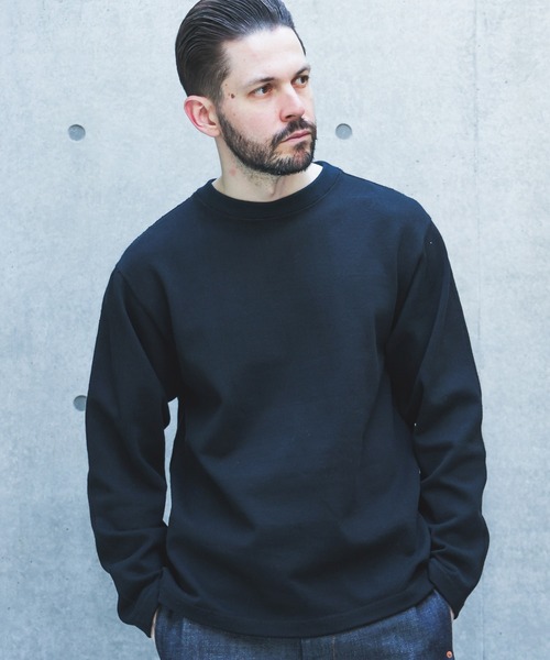 MR.OLIVE(ミスターオリーブ)の「HEAVY-DUTY COTTON / FLAT SEAMER CREW NECK JERSEY /M263119(Tシャツ/カットソー・メンズ・ブラウン/ブラック・LARGE/MEDIUM/SMALL)」の13枚目の写真