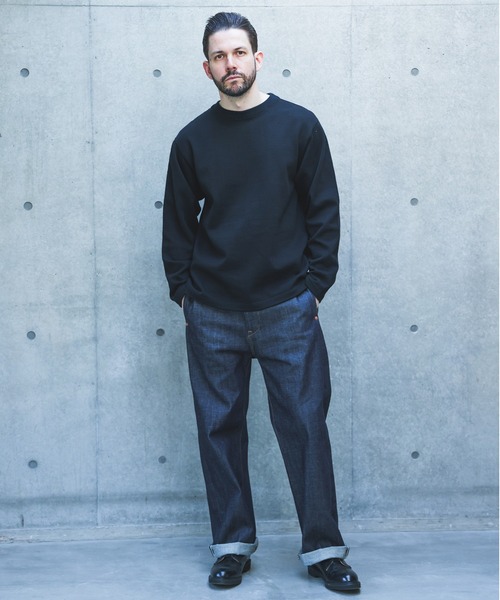 MR.OLIVE(ミスターオリーブ)の「HEAVY-DUTY COTTON / FLAT SEAMER CREW NECK JERSEY /M263119(Tシャツ/カットソー・メンズ・ブラウン/ブラック・LARGE/MEDIUM/SMALL)」の14枚目の写真
