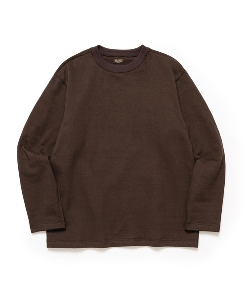 MR.OLIVE(ミスターオリーブ)の「HEAVY-DUTY COTTON / FLAT SEAMER CREW NECK JERSEY /M263119(Tシャツ/カットソー・メンズ・ブラウン/ブラック・LARGE/MEDIUM/SMALL)」の3枚目の写真