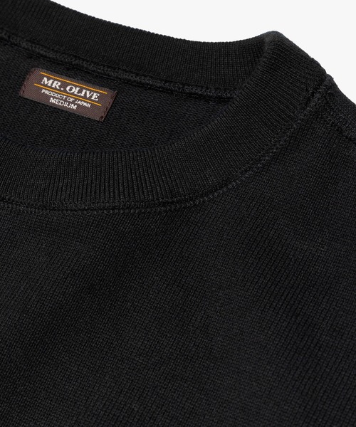 MR.OLIVE(ミスターオリーブ)の「HEAVY-DUTY COTTON / FLAT SEAMER CREW NECK JERSEY /M263119(Tシャツ/カットソー・メンズ・ブラウン/ブラック・LARGE/MEDIUM/SMALL)」の4枚目の写真