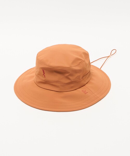 AIGLE(エーグル)の「<AIGLE> Drawstring Hat(ハット・レディース・ライラック/オレンジ・FREE)」の2枚目の写真