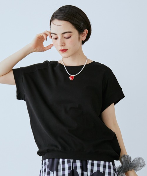 manana suerte（マニャーナスエルテ）の「ドルマンスリーブＴシャツ（Tシャツ/カットソー・レディース・ブラック/イエロー/レッド・FREE）」の2枚目の写真