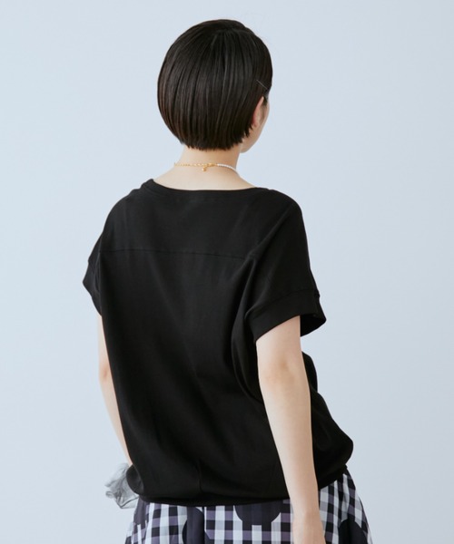 manana suerte（マニャーナスエルテ）の「ドルマンスリーブＴシャツ（Tシャツ/カットソー・レディース・ブラック/イエロー/レッド・FREE）」の22枚目の写真