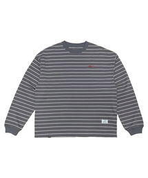 STIGMA（スティグマ）の「STRIPE LONG SLEEVES GREY（Tシャツ/カットソー）」