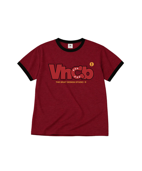 VENHIT（ベンヒット）の「vhcb ホースシューリング 半袖Tシャツ（Tシャツ/カットソー・レディース・バーガンディー/ライトグレー/スカイブルー/クリーム・MEDIUM/LARGE）」の4枚目の写真
