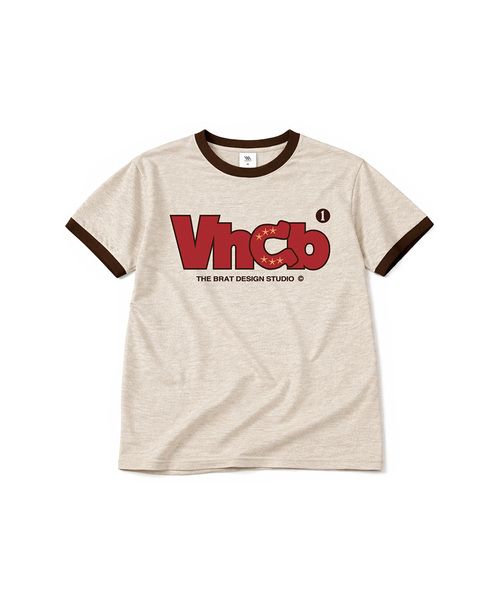 VENHIT（ベンヒット）の「vhcb ホースシューリング 半袖Tシャツ（Tシャツ/カットソー・レディース・バーガンディー/ライトグレー/スカイブルー/クリーム・MEDIUM/LARGE）」の3枚目の写真