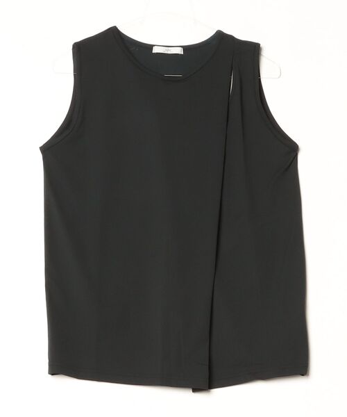 Julier Yoga and Relax(ジュリエヨガアンドリラックス)の「Julier ライトプライムノースリーブプルオーバー(Tシャツ/カットソー・レディース・ホワイト/グレイッシュベージュ/ブラック/ラベンダー・FREE)」の10枚目の写真