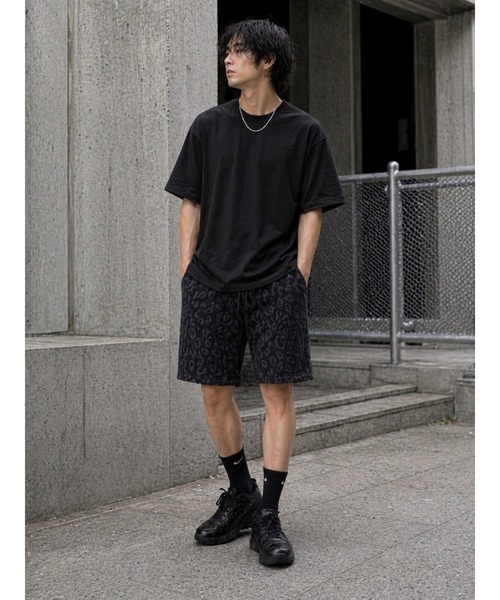 Bling Leads(ブリングリーズ)の「【Bls】 【ZM】【Bling Leads】パイル生地 レオパード柄パンツ(その他パンツ・メンズ・ホワイト/ブラック・LARGE/MEDIUM)」の2枚目の写真