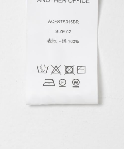 ANOTHER OFFICE(アナザー オフィス)の「ANOTHER OFFICE O.MULTI STRIPE POCKET T-SHIRTS(Tシャツ/カットソー・メンズ・スミクロ/ブラウン系その他・3/2)」の13枚目の写真