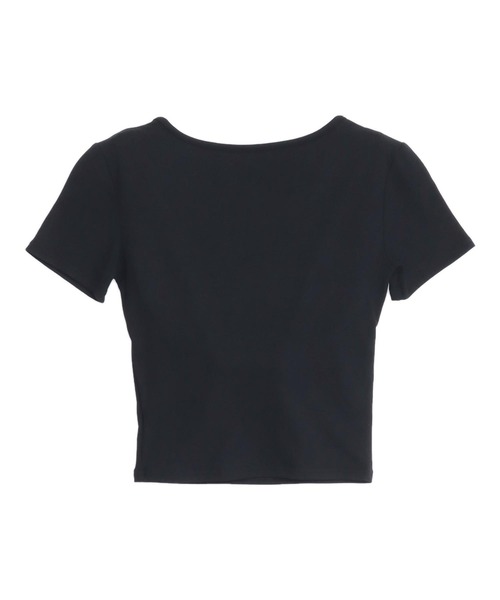 ANAP(アナップ)の「カップ付 ボタンデザイン ぴたっとTシャツ(Tシャツ/カットソー・レディース・ブラック/ホワイト・F)」の18枚目の写真