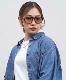 ADAM ET ROPE' | Zoff|ADAM ET ROPE' アダムエロペ ウェリントン型 サングラス|SUNCUTGlasses/UV100%CUT カラーレンズ 太縁フレーム ツーブリッジ ダブルブリッジ おしゃれ 紫外線対策 UVカット メンズ レディース ユニセックス(サングラス)