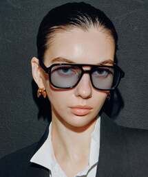 ADAM ET ROPE' | Zoff|ADAM ET ROPE' アダムエロペ ウェリントン型 サングラス|SUNCUTGlasses/UV100%CUT カラーレンズ 太縁フレーム ツーブリッジ ダブルブリッジ おしゃれ 紫外線対策 UVカット メンズ レディース ユニセックス(サングラス)