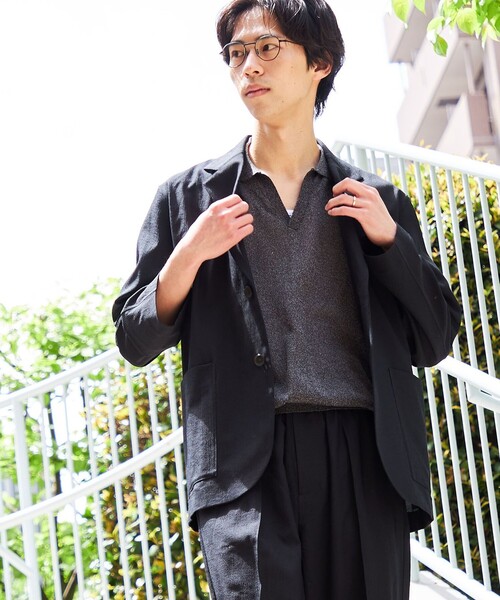 SHIPS(シップス)の「SHIPS:〈セットアップ対応/ 撥水〉Comfy Line DRYAIR ジャケット(テーラードジャケット・メンズ・ネイビー/グレー/ブラック・X-LARGE/LARGE/MEDIUM/SMALL)」の1枚目の写真
