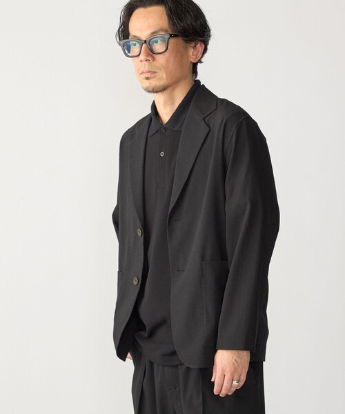 SHIPS(シップス)の「SHIPS:〈セットアップ対応/ 撥水〉Comfy Line DRYAIR ジャケット(テーラードジャケット・メンズ・ネイビー/グレー/ブラック・X-LARGE/LARGE/MEDIUM/SMALL)」の16枚目の写真