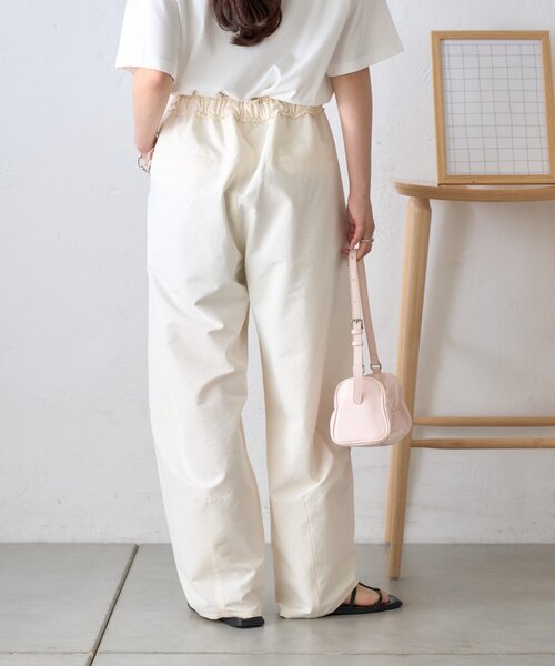 CIAOPANIC TYPY(チャオパニックティピー)の「【3サイズ展開/接触冷感】ピコレースツイルバレルパンツ(その他パンツ・レディース・ピンク/チャコールグレー/カーキ/アイボリー・LARGE/MEDIUM/SMALL)」の7枚目の写真