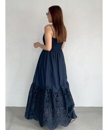 LAGUNAMOON | エンブロイダリーギャザーキャミワンピース 【夏服】(ワンピース)