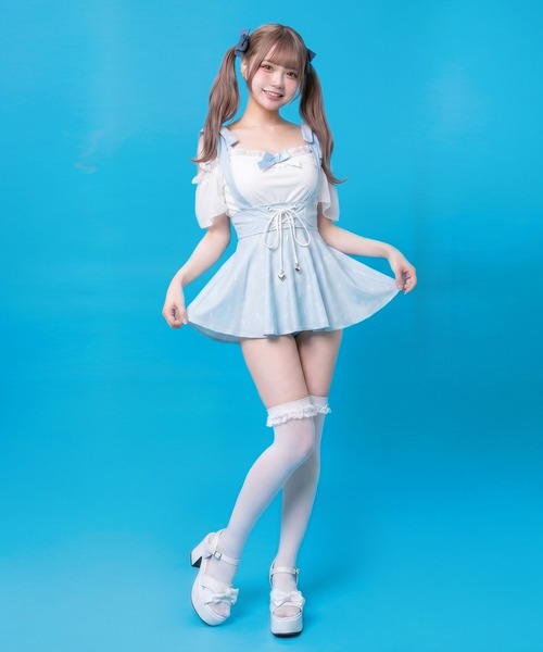 DEAR MY LOVE 水着 シナモロール シナモン シナモロールジャンスカ水着（水着）｜DearMyLove（ディアマイラブ）の