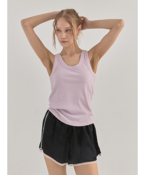 Sorry,Too Much Love(ソーリートゥーマッチラブ)の「Fluid Texture Lounge Shorts_Black(その他パンツ・レディース・その他・FREE)」の5枚目の写真