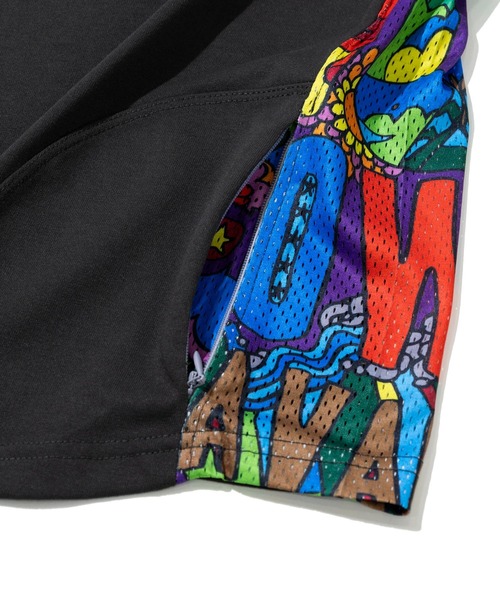 go slow caravan(ゴースローキャラバン)の「Drymix サイケ切替アクティビ TEE(Tシャツ/カットソー・メンズ・イエロー/ミント/ブラック系その他2・LARGE/X-LARGE/MEDIUM)」の11枚目の写真