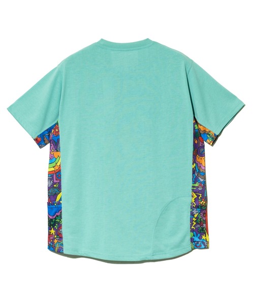go slow caravan(ゴースローキャラバン)の「Drymix サイケ切替アクティビ TEE(Tシャツ/カットソー・メンズ・イエロー/ミント/ブラック系その他2・LARGE/X-LARGE/MEDIUM)」の13枚目の写真